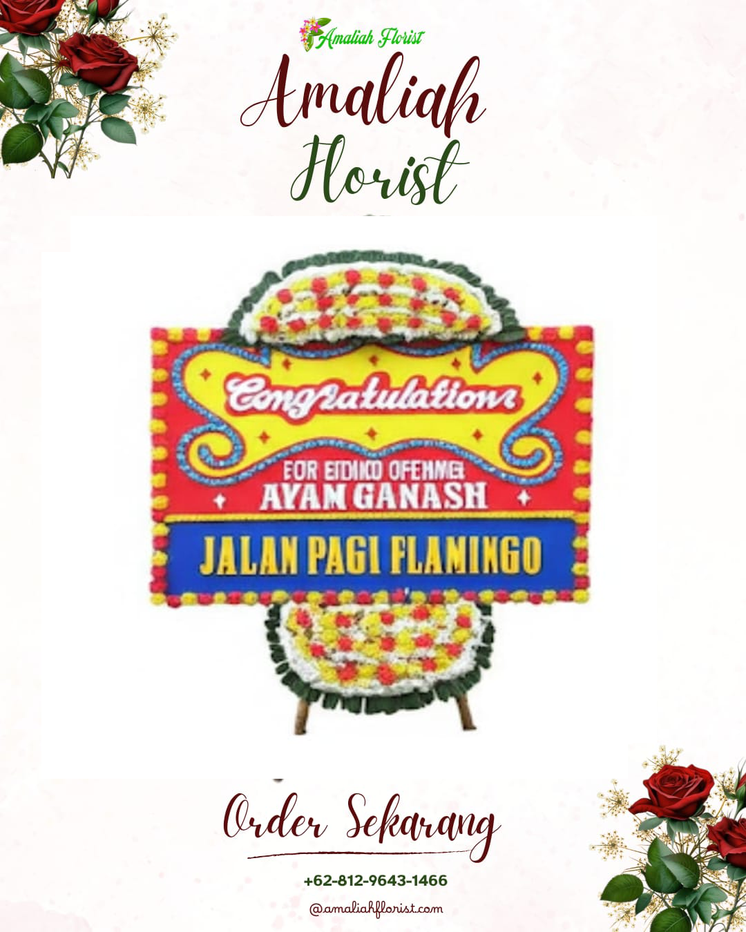 Sewa Papan Bunga Mustikajaya